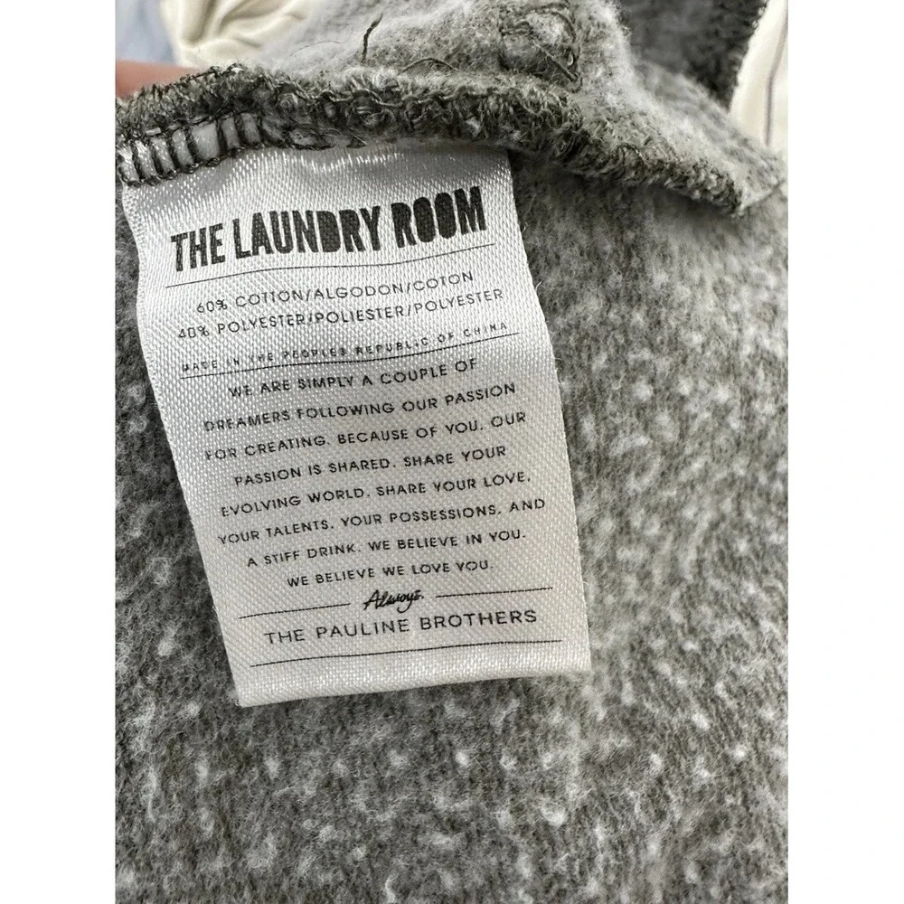 The‎ Laundry Room Raglan Sleeve Ultra Soft Crewneck Two Tone Hoodie / XL